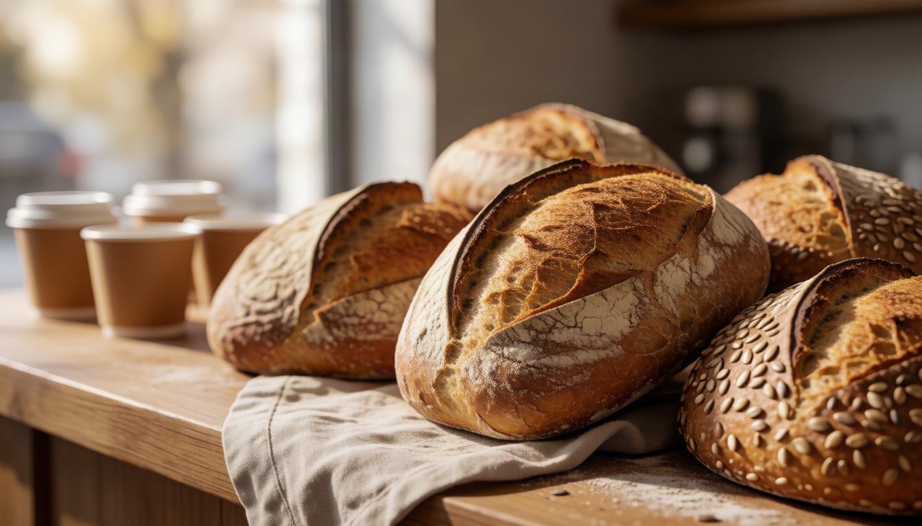 Fresh bread, clearly planned